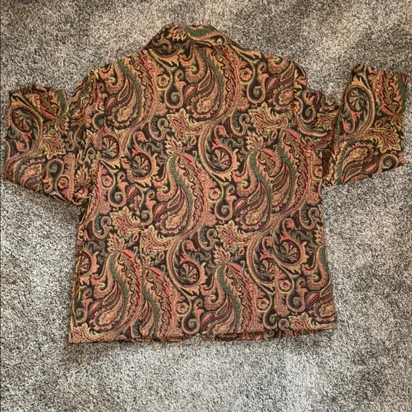 BonWorth Multicolor Tapestry Paisley Jacket - Picture 5 of 6